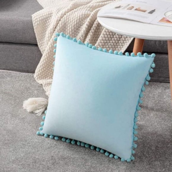 1 Set Of 2 Velvet Square Throw Pillow Covers NWT - Picture 5 of 6